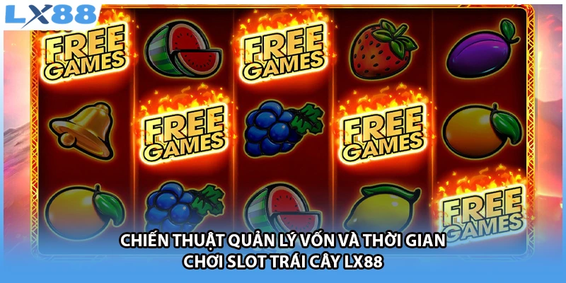 Chiến thuật quản lý vốn và thời gian chơi slot trái cây LX88