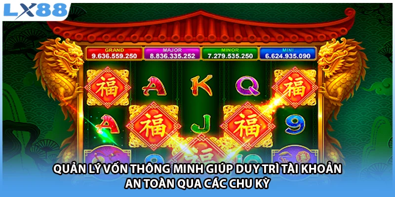 Quản lý vốn thông minh giúp duy trì tài khoản an toàn qua các chu kỳ 